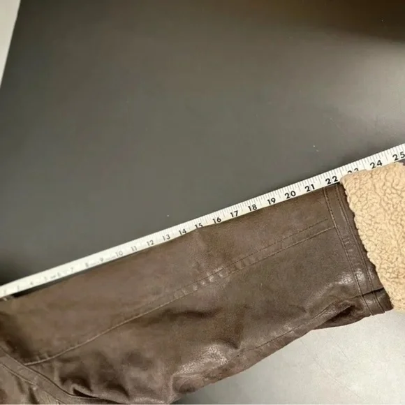 Royal Air Force XL men’s B3 style genuine leather, shearling jacket EUC - Picture 13 of 16